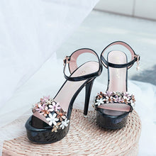 Load image into Gallery viewer, New Women's High Heels Sandals Stiletto Platform
