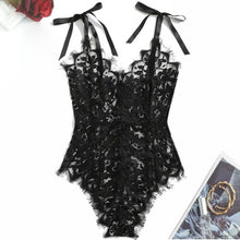 Load image into Gallery viewer, New Women's Perspective Underwear Set Tie Camisole Sexy Lace Lingerie