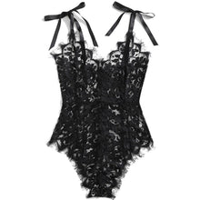 Load image into Gallery viewer, New Women's Perspective Underwear Set Tie Camisole Sexy Lace Lingerie