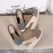 Load image into Gallery viewer, New Women's Sandals Woven Shoes Large SizeCasual Round head