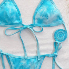 Load image into Gallery viewer, New Wrap Around Tie Dye Bikini Women Swimwear Female Swimsuit Two - Sophornlilly