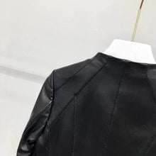 Load image into Gallery viewer, New arrival women's genuine leather jacket slim clothing o neck coat