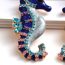 Load image into Gallery viewer, New design Long Seahorse shaped earrings