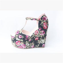 Load image into Gallery viewer, New pattern Women's sandals shoes woman Lace Bride shoes model Walking