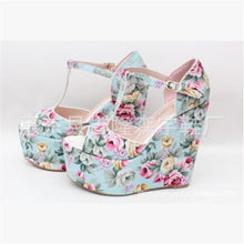 Load image into Gallery viewer, New pattern Women's sandals shoes woman Lace Bride shoes model Walking