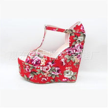 Load image into Gallery viewer, New pattern Women's sandals shoes woman Lace Bride shoes model Walking