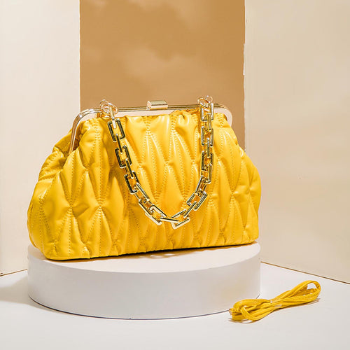 New quilted soft shoulder underarm bag