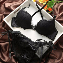 Load image into Gallery viewer, New sexy lace Beauty Back Bra bowknot fashion bra set vs sexy