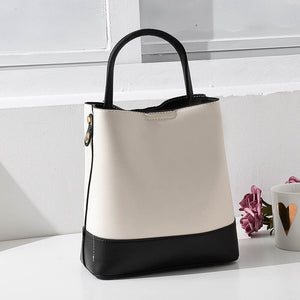 New simple leisure bucket bag portable Shoulder Bag Fashion retro