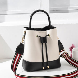 New simple leisure bucket bag portable Shoulder Bag Fashion retro