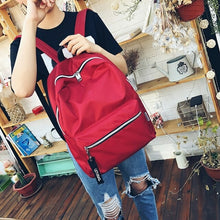 Load image into Gallery viewer, New simple solid Oxford backpack / men's and women's