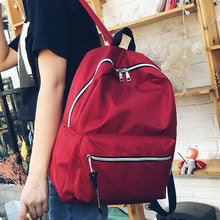 Load image into Gallery viewer, New simple solid Oxford backpack / men's and women's