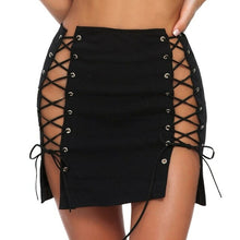 Load image into Gallery viewer, New style cowgirl short skirt super nightclub women sexy high waist