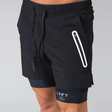 Load image into Gallery viewer, New summer running bag 2 in 1 male sport jogging fitness shorts - Sophornlilly