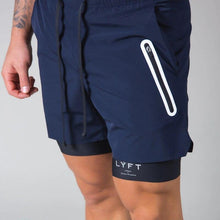 Load image into Gallery viewer, New summer running bag 2 in 1 male sport jogging fitness shorts - Sophornlilly