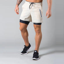 Load image into Gallery viewer, New summer running bag 2 in 1 male sport jogging fitness shorts - Sophornlilly
