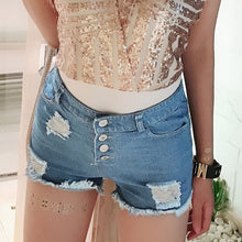 Load image into Gallery viewer, New summer denim shorts hot ultra short nightclub women's sexy