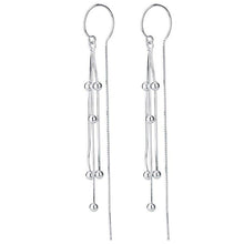 Load image into Gallery viewer, New trend all body S925 silver water drop snake bone chain long tassel - Sophornlilly