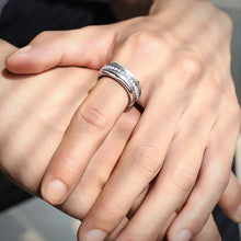 Load image into Gallery viewer, Mens Promise Wedding Band Tungsten Carbide Rings For Men Charm