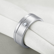 Load image into Gallery viewer, Carbide Rings For Men 8mm Wedding Bands High Polished