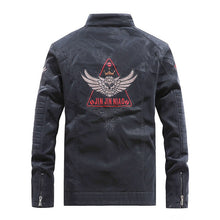 Load image into Gallery viewer, Nice Pop Embroidery Jacket Men Faux Leather