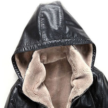 Load image into Gallery viewer, Nice Fashion Leather Jacket Men Winter Thicken