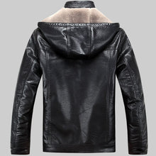 Load image into Gallery viewer, Nice Fashion Leather Jacket Men Winter Thicken