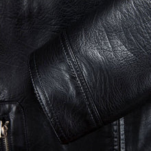 Load image into Gallery viewer, Nice Fashion Leather Jacket Men Winter Thicken