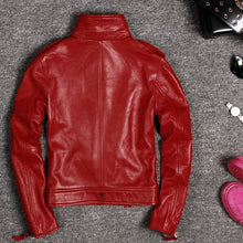 Load image into Gallery viewer, Women Leather Jacket Slim Sheepskin