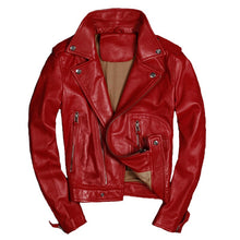 Load image into Gallery viewer, Women Leather Jacket Slim Sheepskin