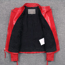 Load image into Gallery viewer, Short Length Women Leather Jackets Slim Sheepskin