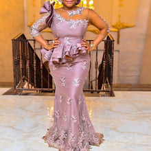 Load image into Gallery viewer, Nigerian Evening Dress Elegant vestido longo Long Evening Gowns