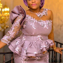 Load image into Gallery viewer, Nigerian Evening Dress Elegant vestido longo Long Evening Gowns