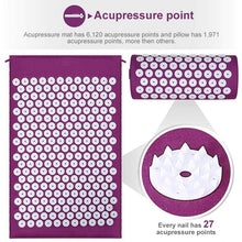 Load image into Gallery viewer, Non Slip Acupressure Cushion Massage Mat Body Pain Spike Fitness - Sophornlilly