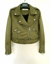 Load image into Gallery viewer, Women Motorcycle Faux PU Leather