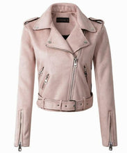 Load image into Gallery viewer, Women Motorcycle Faux PU Leather