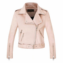 Load image into Gallery viewer, Women Motorcycle Faux PU Leather