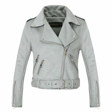 Load image into Gallery viewer, Women Motorcycle Faux PU Leather