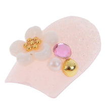 Load image into Gallery viewer, Nude Pink Full Cover  Flower Nail Tips Salon Acrylic Nail Art Natural