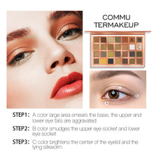 Load image into Gallery viewer, O.TWO.O Eyeshadow Palette Cosmetic Shiny Matte Glitter Pigment Long