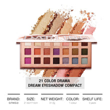 Load image into Gallery viewer, O.TWO.O Makeup Eye Shadow Palette 21 Colors High Pigmented Smooth Nude