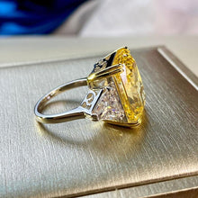 Load image into Gallery viewer, 100% 925 Sterling Silver Luxury 13*16mm Topaz High Carbon - Sophornlilly