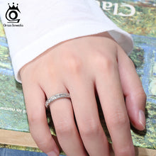 Load image into Gallery viewer, JEWELS Genuine 925 Sterling Silver Rings for Women Platinum