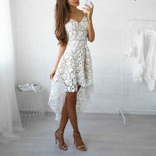 Load image into Gallery viewer, Off Shoulder Lace Patchwork Elegant Dress