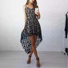 Load image into Gallery viewer, Off Shoulder Lace Patchwork Elegant Dress