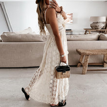 Load image into Gallery viewer, Off Shoulder Lace Patchwork Elegant Dress