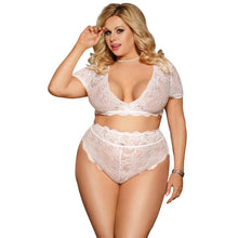 Load image into Gallery viewer, Ohyeahlover Women 5XL Underwear Lingerie Set Plus Size Lace Lenceria