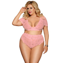 Load image into Gallery viewer, Ohyeahlover Women 5XL Underwear Lingerie Set Plus Size Lace Lenceria