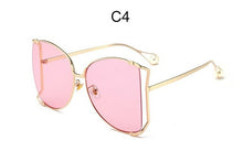 Load image into Gallery viewer, Oversized D Square Sunglasses Cat Eye Clear