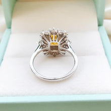 Load image into Gallery viewer, Sterling Silver Emerald Cut Citrine Created - Sophornlilly